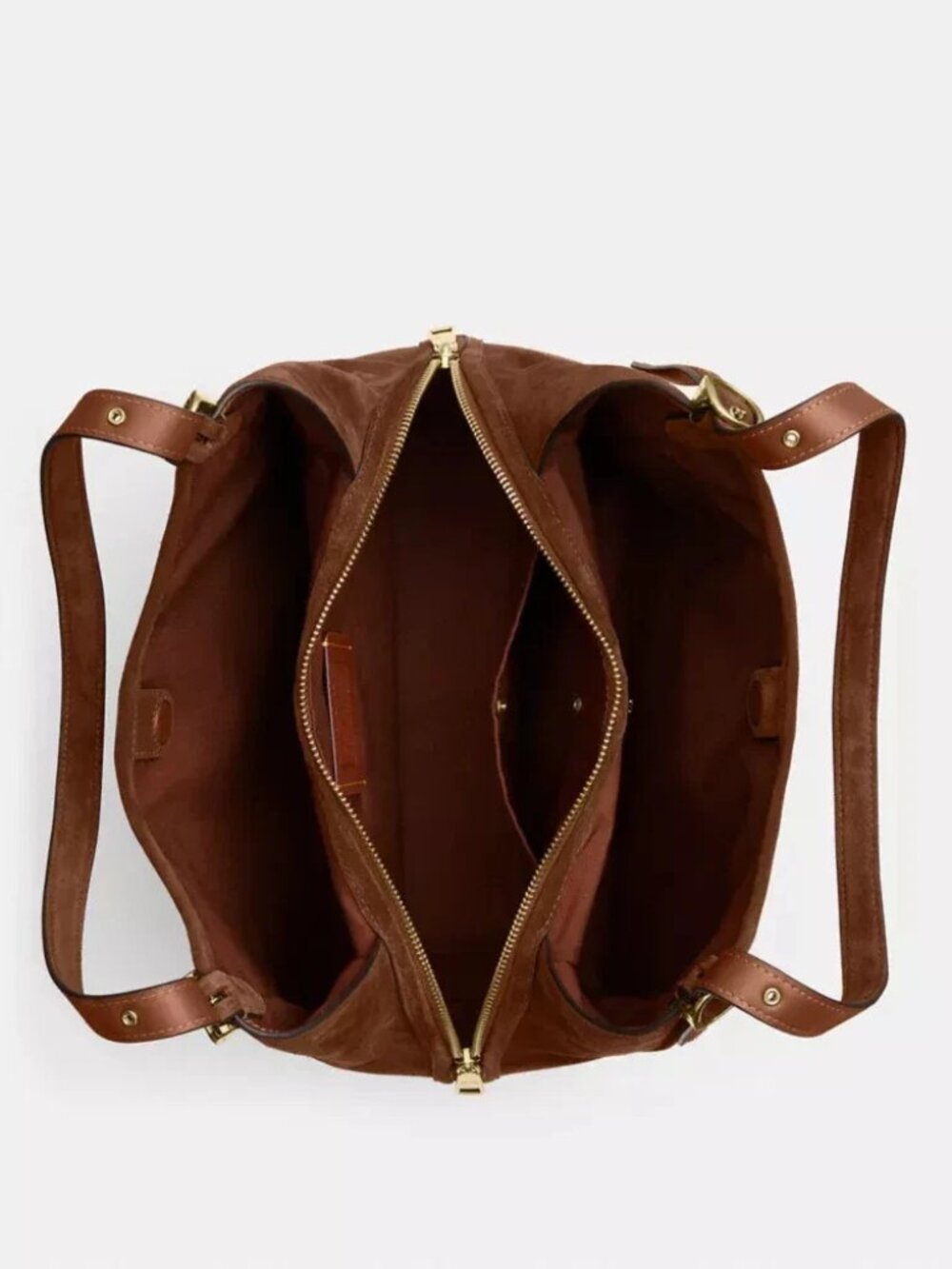 COACH Erin Shoulder Bag CET41 IMWBR Warm Brown Leather New with tags - Picture 5 of 11